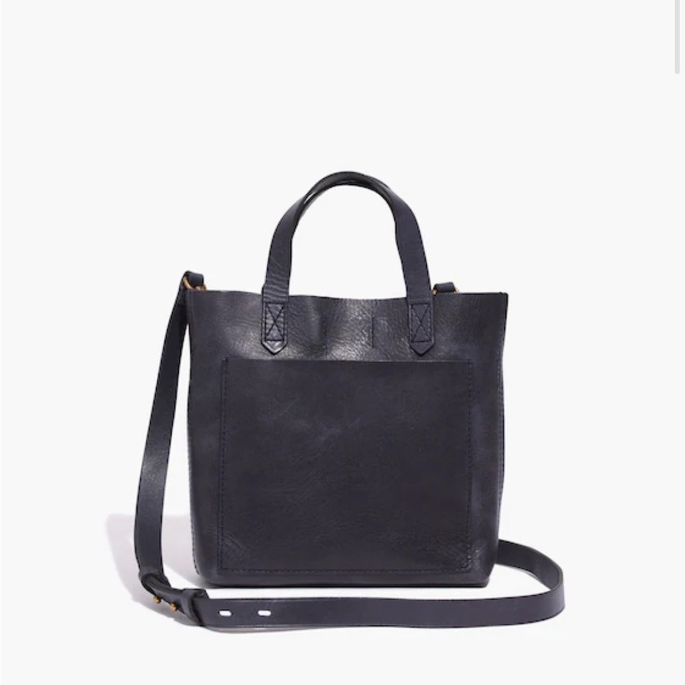 Madewell The Small Transport Crossbody 100% Leather in Deep Navy - Picture 12 of 15